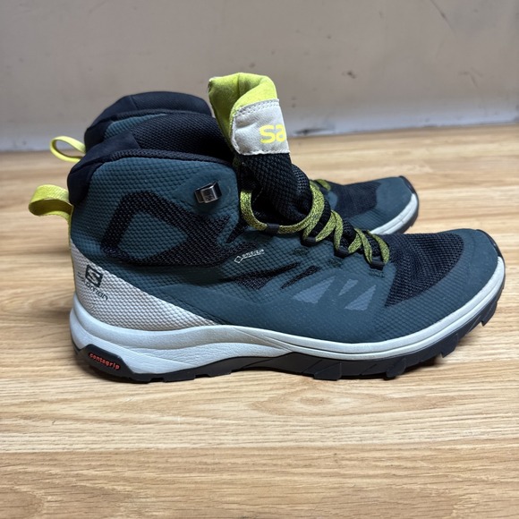 Salomon Other - Salomon Outline Forest Green GTX GoreTex Hiking Boots Mens Size 11